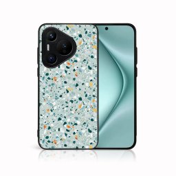 PROTEMIO MY ART Védőburkolat a Huawei Pura 70-hez BLUE TERRAZZO (164)