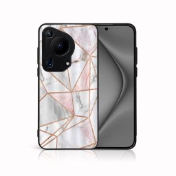 PROTEMIO MY ART Védőburkolat a Huawei Pura 70 Ultra készülékhez PINK MARBLE (143)