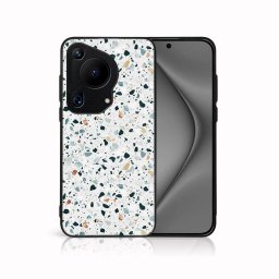 PROTEMIO MY ART Védőburkolat a Huawei Pura 70 Ultra számára GREY TERRAZZO (163)