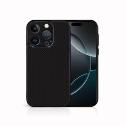 PROTEMIO MY ART Védőburkolat a Apple-hoz iPhone 16 Pro Max CARBON (231)