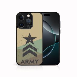 PROTEMIO MY ART Védőburkolat a Apple-hoz iPhone 16 Pro Max ARMY (236)