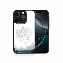 PROTEMIO MY ART Védőburkolat a Apple-hoz iPhone 16 Pro Max LAKE (192)