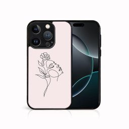 PROTEMIO MY ART Védőburkolat a Apple-hoz iPhone 16 Pro Max ROSE GIRL (198)
