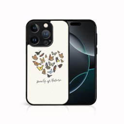 PROTEMIO MY ART Védőburkolat a Apple-hoz iPhone 16 Pro Max BUTTERFLIES (240)