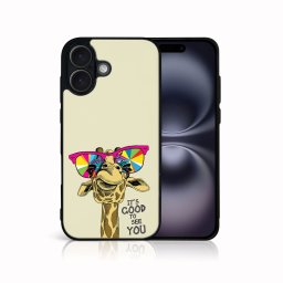 PROTEMIO MY ART Védőburkolat a Apple-hoz iPhone 16 GIRAFFE (180)