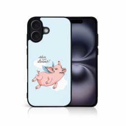 PROTEMIO MY ART Védőburkolat a Apple-hoz iPhone 16 PIG (186)