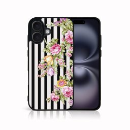 PROTEMIO MY ART Védőburkolat a Apple-hoz iPhone 16 STRIPS (176)