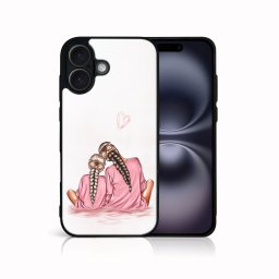 PROTEMIO MY ART Védőburkolat a Apple-hoz iPhone 16 LÁNYA (114)