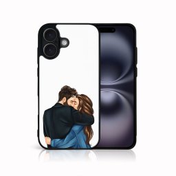 PROTEMIO MY ART Védőburkolat a Apple-hoz iPhone 16 COUPLE (117)