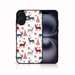 PROTEMIO MY ART Karácsonyi kivitelű borító Apple iPhone 16 DEER (068)