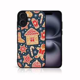 PROTEMIO MY ART Karácsonyi kivitelű borító Apple iPhone 16 CHRISTMAS (069)