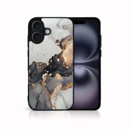 PROTEMIO MY ART Védőburkolat a Apple-hoz iPhone 16 GREY MARBLE (140)