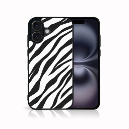 PROTEMIO MY ART Védőburkolat Apple-hoz iPhone 16 ZEBRA (237)