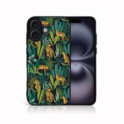 PROTEMIO MY ART Védőburkolat a Apple-hoz iPhone 16 LEOPARD (239)