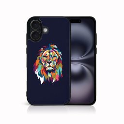PROTEMIO MY ART Védőburkolat a Apple-hoz iPhone 16 LION (246)