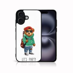 PROTEMIO MY ART Védőburkolat a Apple-hoz iPhone 16 Plus BEAR (177)