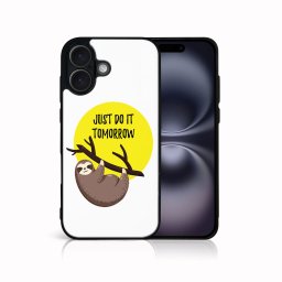 PROTEMIO MY ART Védőburkolat a Apple-hoz iPhone 16 Plus SLOTH (188)