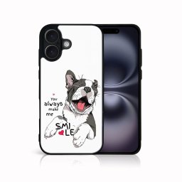 PROTEMIO MY ART Védőburkolat a Apple-hoz iPhone 16 Plus SMILE (189)