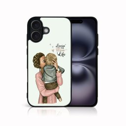 PROTEMIO MY ART Védőburkolat a Apple-hoz iPhone 16 Plus MOM LIFE (118)