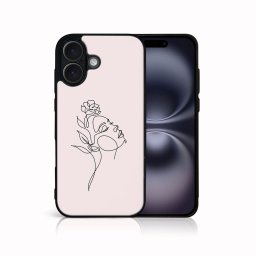 PROTEMIO MY ART Védőburkolat a Apple-hoz iPhone 16 Plus ROSE GIRL (198)