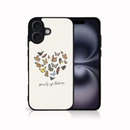 PROTEMIO MY ART Védőburkolat a Apple-hoz iPhone 16 Plus BUTTERFLIES (240)