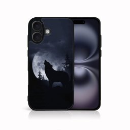 PROTEMIO MY ART Védőburkolat Apple-hoz iPhone 16 Plus WOLF (247)