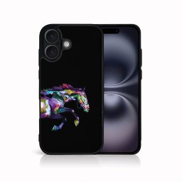 PROTEMIO MY ART Védőburkolat Apple-hoz iPhone 16 Plus HORSE (249)