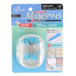 Taylor Seville Magic Pins - ultra grip - quilting gombostű - 48 mm hosszú, hőálló, 219812