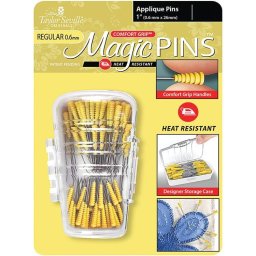 Taylor Seville Magic Pins -comfort grip - applique gombostű - 26 mm hosszú, hőálló, 219522