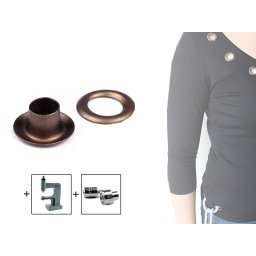 Ringli alátéttel belső átmérő Ø 5,5 mm / külső átmérője 10 mm, rozsdamentes
