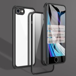 TPU mágneses borító 360 Apple iPhone SE 2022 / 2020 iPhone 8 / 7 fekete