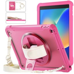 SOLID Tartós burkolat Apple iPad 10.2 2021 / 2020 / 2019 rózsaszín
