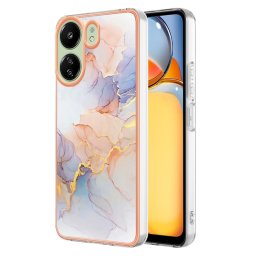 IMD MARBLE Védőburkolat Xiaomi Redmi 13C / Poco C65 WHITE