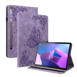 ART BUTTERFLY Lenovo Tab P12 lila pénztárcahuzat