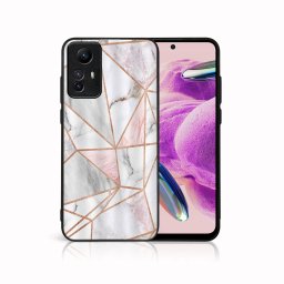 PROTEMIO MY ART Védőburkolat a Xiaomi Redmi-hez Note 12S PINK MARBLE (143)