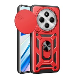 RING KAMERA Borító tartóval Xiaomi-hoz Redmi 14C / Poco C75 piros