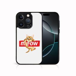 PROTEMIO MY ART Védőburkolat a Apple-hoz iPhone 16 Pro MEOW (183)