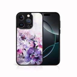PROTEMIO MY ART Védőhuzat Apple-hoz iPhone 16 Pro PEONIES (156)
