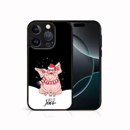 PROTEMIO MY ART Karácsonyi dizájnú borító Apple iPhone 16 Pro HAJJON HÓT (075)