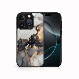 PROTEMIO MY ART Védőburkolat a Apple-hoz iPhone 16 Pro GREY MARBLE (140)