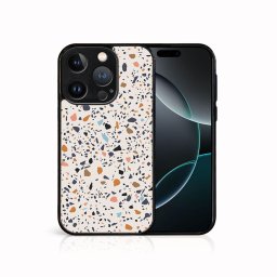 PROTEMIO MY ART Védőburkolat Apple-hoz iPhone 16 Pro BÉZS TERRAZZO (162)