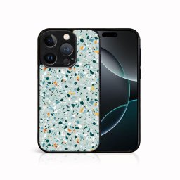 PROTEMIO MY ART Védőburkolat a Apple-hoz iPhone 16 Pro BLUE TERRAZZO (164)