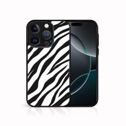 PROTEMIO MY ART Védőburkolat a Apple-hoz iPhone 16 Pro ZEBRA (237)