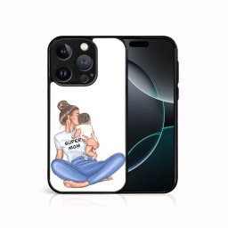 PROTEMIO MY ART Védőburkolat a Apple-hoz iPhone 16 Pro Max SUPERMOM (112)