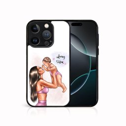 PROTEMIO MY ART Védőhuzat a Apple-hoz iPhone 16 Pro Max LOVING MOM (115)