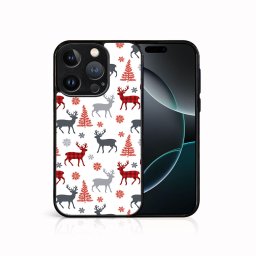 PROTEMIO MY ART Karácsonyi kivitelű borító Apple iPhone 16 Pro Max DEER (068)