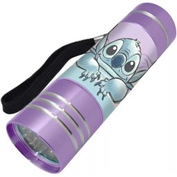 Disney Lilo és Stitch, A csillagkutya Purple LED elemlámpa 9 cm Nr4