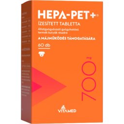 Hepa-Pet Plus májvédő hatású ízesített tabletta 60 db / 700 mg