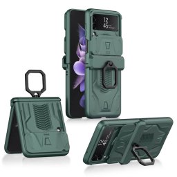 GKK CAMSHIELD Védőburkolat Samsung Galaxy Z Flip 3 5G zöld