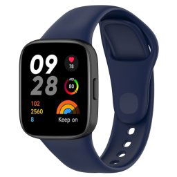 SILICONE Cserélhető szíj a Xiaomi Redmi-hez Watch 3 sötétkék